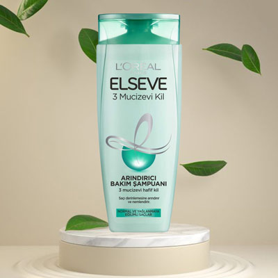 شامپو السیو لورال سبز خاک رس