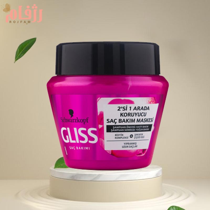 ماسک مو بازسازی کننده موهای آسیب دیده گلیس